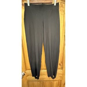 Eileen‎ Fisher Black Stirrup Pants Petite PS Stretch Pull On Ankle Leggings